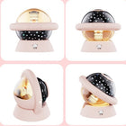 Yanqu SMILE x SIMO Star Night Light Bluetooth Speaker-Dynamic Rotating Projections: Features a high-definition 360-degree rotating projection that brings a vivid, moving galaxy of stars to your ceiling and walls
