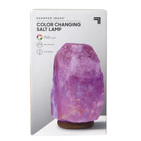 Sharper Image Himalayan Salt Crystal LED Colour Changing Lamp-Purpose Of The Salt Lamp: This Himalayan Salt Lamp Works To Enhance The Ionic Balance Of Your Surroundings. As The Lamp Is Warmed By The Bulb, Negative Ions Are Emitted Into The Air, Which May Reduce Potentially Harmful Ions In The Environment While Resisting Mold/bacteria Growth.