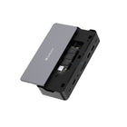 Verbatim USB-C Pro Docking Station 15-in-1 - SSD Enclosure-Dual HDMI and DisplayPort setup to facilitate a productive and immersive multi-monitor work environment. (HDMI port requires a direct HDMI to HDMI connection.)
