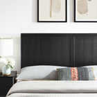 Modway Robbie Wood Twin Headboard - Black-Rubberwood and MDF Veneer