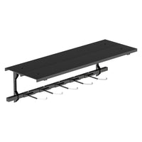 Soozier 46" Bike Storage Rack for 5 Bikes-Holds up to 5 bikes, accommodating various types like mountain bikes