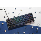 Ducky ONE 3 Pro Nazca RGB Mechanical Keyboard - MX Silver Switch - Mini Layout - Black-Triple-Shot PBT Keycaps: Ducky spares no expense and undergoes a meticulous manufacturing process, utilizing triple-shot molding technology to offer users high-quality, durable PBT keycaps. In addition to extending the lifespan of the keycaps, this also ensures a superior typing experience and stability.