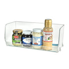 Azar Large Stackable Plastic Narrow Pantry Storage Bin - 2 Pack-Stackable structure maximizes vertical storage space