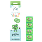 Glo Pals  Light Up Cubes - Pippa - Green-Made with 100% recycled plastic