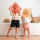 Connetix Pastel Lemon & Peach Base Plate - 2 Pieces-A bigger base means bigger builds, these large 30cm x 30cm plates (equivalent to 16 standard tiles) offer more magnet points to build from, expanding the creative potential allowing for more detailed, sturdier and epic designs
