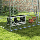 PawHut Wooden Chicken Nesting Box for Up to 2 Hens-Open rear allows full visibility for egg collecting without disturbing nesting hens