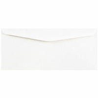 Jam Paper #10 Business Commercial Envelopes - 4 1/8" H x 9 1/2" W - White - 100 Pack-Color: White