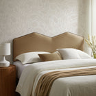 Modway Cosette Performance Velvet Queen Size Headboard - Taupe-Adjustable Height
