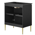 Modway Alchemist 30" Bathroom Vanity - Black-MDF Construction