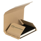Spicers Book Wrap Peel and Seal - 12.5" x 7.825" x 2.75" - 25 Pack-Peal and seal lip closure