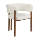 Brassex Bailey Visiting Chair - Set of 2 - Cream-Contemporary design