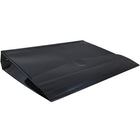 JAM Paper Plastic Envelopes with VELCRO Brand Closure, 2 Expansion, Letter Booklet, 9.75 x 13, Black Poly, 12 Pack (218V2BL)-2" expansion