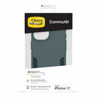 OtterBox Commuter Compatible with MagSafe Case with Camera Control for iPhone 17 - Sagebrush Green-Bumpers around the camera protect against hard hits