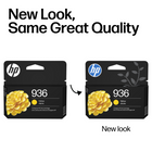 HP 936 Ink Cartridge - Standard Yield - Yellow-Up to twice as many prints with Original HP ink compared to non-HP ink