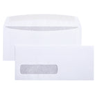 SupremeX Outside Side Seam High Efficiency Envelopes - #10 - Window - 4-1/8" x 9-1/2" - Box of 500-24lb