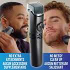 Bell+Howell Vacutrim Cordless Rechargeable Electric Beard Trimmer - Black-Cordless and rechargeable - rechargeable cordless beard trimmer lets you groom anywhere with no cord limits for easy use at home, gym, or trips
