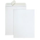 Staples Kraft Catalogue Envelopes with QuickStrip Closure - 9" x 12" - White - 100 Pack-Classic open-end design enables fast, convenient stuffing