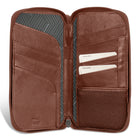 Champs Onyx Leather Multi Passport Case - Brown-2 passport sleeves
