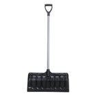 Aurora Tools Snow Pusher - Polypropylene Blade - D-Grip Handle - 24-1/2" W - 2 Pack-Ergonomic poly D-grip