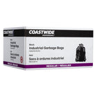Coastwide Professional Garbage Bags - 22"  x 24" - Utility - Black - 500 Pack-Highly resistant to puncture and tearing
