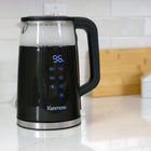 Kenmore Double-Walled Glass Electric Kettle - 1.7 L - Black-4 temperature presets for White Tea, Green Tea, Oolong Tea, and Boil