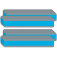 Ashley Productions Double Wide Sentence Strip Reading Guide - 1-1/4" x 7-1/4" - Blue - 12/Pack - 2 Pack-Reading guide filters are ideal for overcoming reading difficulties