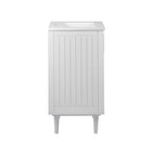 Modway Augusta 24" Bathroom Vanity - White-Non-Marking Foot Caps