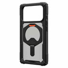 UAG Plasma XTE Compatible with MagSafe Rugged Case for iPhone 17 Pro - Black/Pop Orange-Built-in MagSafe Module