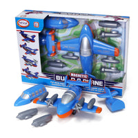 Popular Playthings Magnetic Build-A-Plane-Strong magnets make building a snap