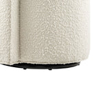 Modway Della Boucle Fabric Swivel Chair - Ivory-8