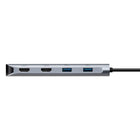 Targus USB-C Dual Model 4K HDMI Multi-port Dock with 140 W Pass thru-2x USB 3.2 Gen 2 Type-A (10Gbps) ports