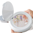 OttLite Space-Saving LED Magnifier Desk Lamp - Clearsun - White-4 points of adjustment for precise positioning