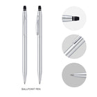 Cross Click Chrome with Chrome Appointments Ballpoint Pen-Easy-to-use click mechanism, the first of its kind by Cross