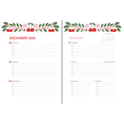 High Note 2027 Monthly Softcover Planner - 7-3/4" x 9-3/4" - Fruits - English-Full-month overview grids & full-week calendar spreads 