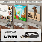 Mount-It! Full Motion Wall Mount for 23" - 55" TVs-Achieve optimal visibility and reduced glare with effortless +5/-10° tilt adjustment