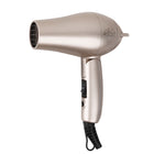 Aria Mini Blowdryer - Brushed Gold -Compact and Lightweight: Weighs just 0.5 lb and features a foldable handle for easy storage in your carry on or handbag