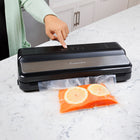 Kenmore Vacuum Sealer Food Preservation System-4 food sealing settings: Normal/gentle, dry/moist