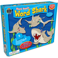 Teacher Created Resources Word Shark: Short Vowels Game -Use the games to build reading and spelling skills.