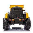 Freddo CAT Loader 12V Ride-on - Yellow-Two-Speed Settings: Allows for adaptable and controlled operation