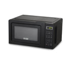Commercial Chef 0.7 cu. ft. 700W Countertop Microwave - Black-10 Power Levels: Our compact microwave (17.75" x 13.13" x 10.25") has 10 outstanding power levels, with one touch Quick Cook Settings for pizza, popcorn, frozen dinners, potatoes, and more.