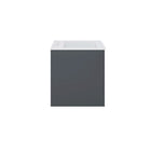 Modway Vitality 24" Bathroom Vanity - Grey/White-Ceramic Sink With Integrated Countertop
