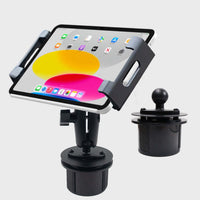 Mighty Mount Heavy Duty Cradle Mount for Tablet/iPad - Cup Holder Mount-Device compatibility: Fits tablets 7" to 18.4" (width 6.25" to 11.5") including iPad Pro, Galaxy Tabs, Surface Pro & Nintendo Switch