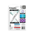 Crayola Colour Collections Dual-Tip Alcohol-Based Markers - Sand & Sea Edition - 8 Pack-Sand & sea colour palette: discover soothing ocean blues and warm sandy neutrals designed for serene, coastal-inspired colouring