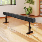 Soozier 7.5 ft Adjustable Balance Beam-Adjustable heights: 17.3", 20.3", and 23.2" (44cm, 51.5cm, and 59cm) 