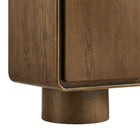 Modway Lumo 2-Door Curved Wood Accent Cabinet - Walnut-10