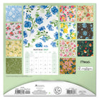 Mead 2027 Decorative Wall Calendar - 12" x 12" - Cherrywood Lane - Bilingual-Features full colour monthly artwork designed to enhance walls and shared spaces