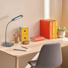 OttLite Flexible Soft Touch LED Desk Lamp - Clearsun - Dark Grey-13.5 inch flexible, rubberized neck allows you to direct light where you need it most