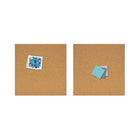 Quartet Self Healing Cork Tile - 12” x 12” - Frameless - 2 Pack-VERSATILE: These ultra-lightweight frameless cork tiles are perfect for any setting and can be used in various ways. Each tile measures 12" x 12" (30,5 cm x 30,5 cm).