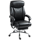 HOMCOM 6 Point Massage Office Chair with Remote - Black-Features six massage points and five modes for personalized relaxation
