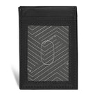 Champs Onyx Leather Mag Hybrid Card Holder - Black-RFID lining